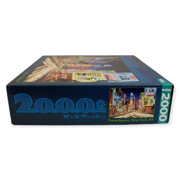 Buffalo Games Times Square New York NY 2000 Piece Jigsaw Puzzle Complete - Picture 8 of 9
